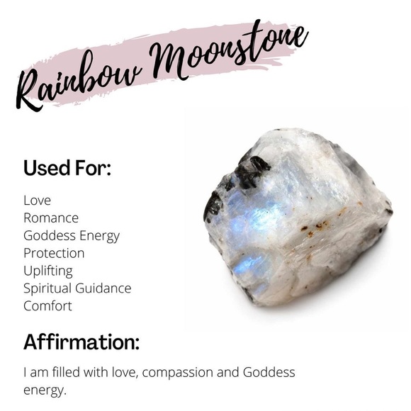 🌺 VICTORIAN MOONSTONE RED RUBY NECKLACE PENDANT CELTIC GEM CRYSTAL VAMPIRE CHIC - Picture 2 of 10